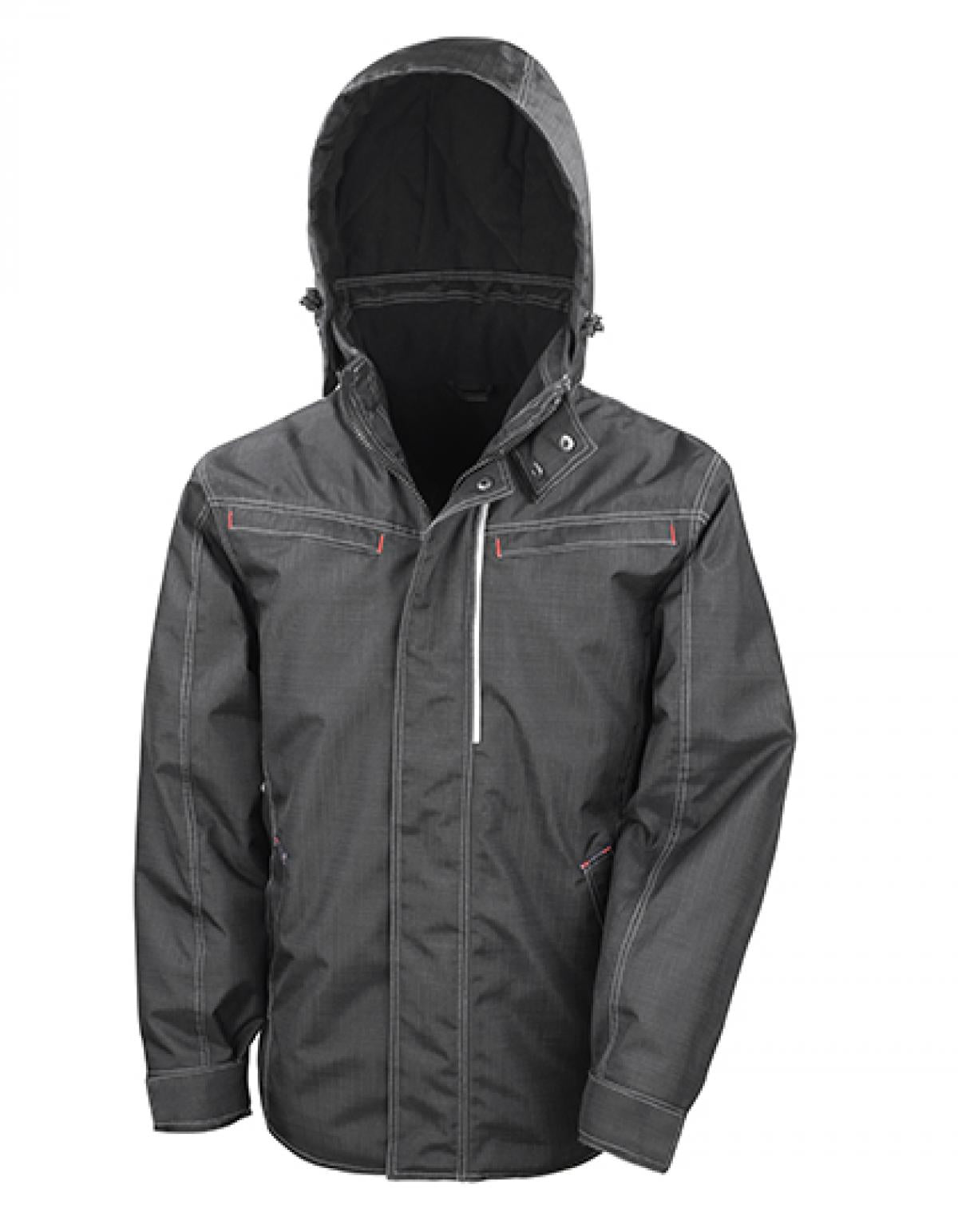 Result R326X | Denim Texture Rugged Arbeitsjacke +Wasserdicht