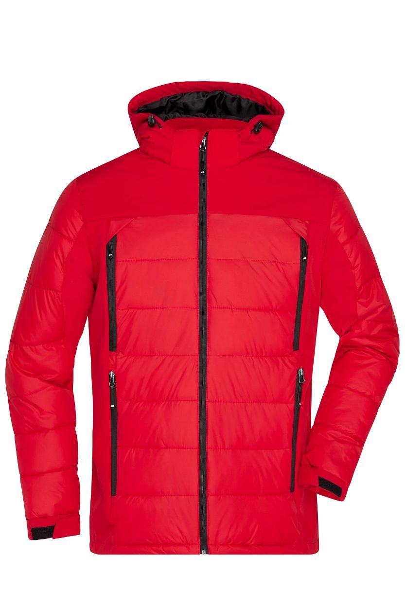 Outdoor Hybrid Jacke "JN1050" in Rot - Herren
