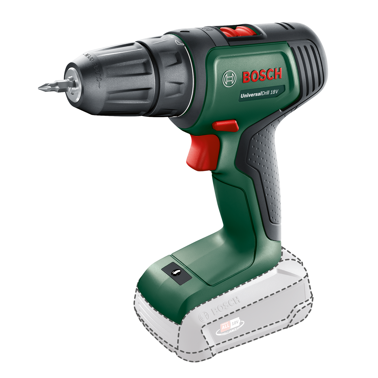 UniversalDrill 18V - Ohne Akkupack und Ladegerät