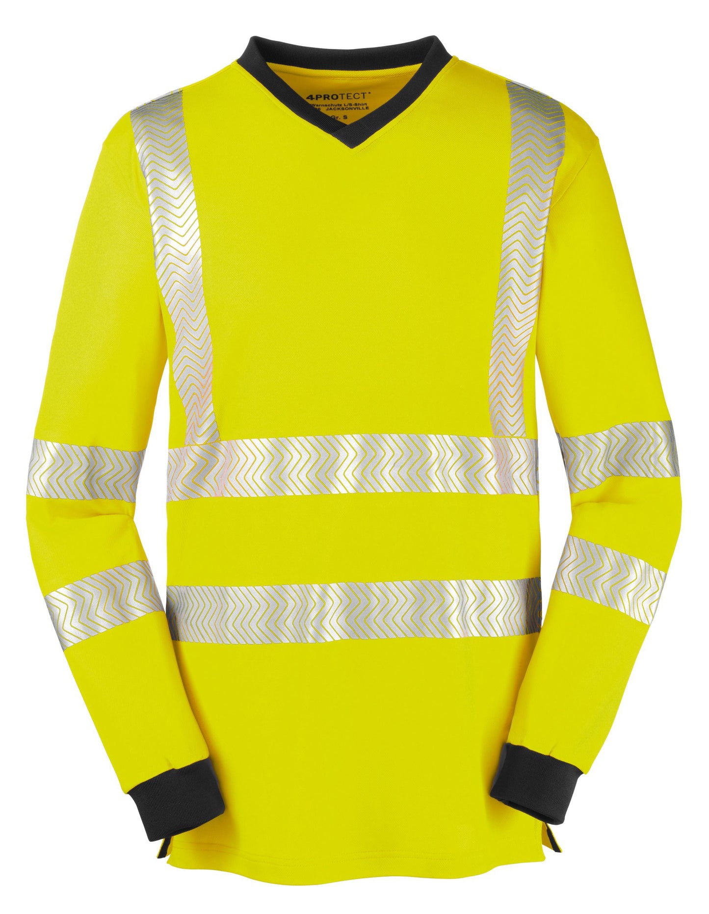4PROTECT® Warnschutz-Langarm-Shirt JACKSONVILLE Art.Nr. 3437/3436