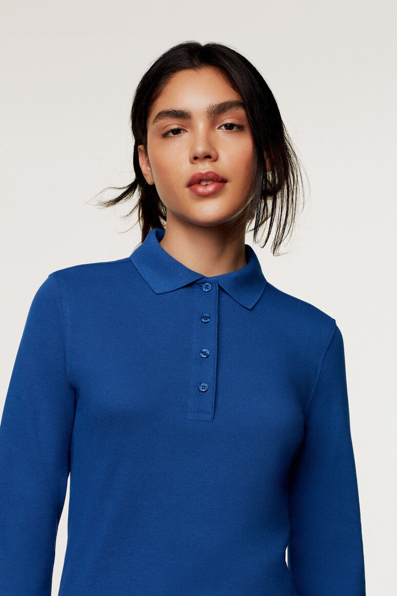 HAKRO DAMEN LONGSLEEVE-POLOSHIRT MIKRALINAR® NO. 215