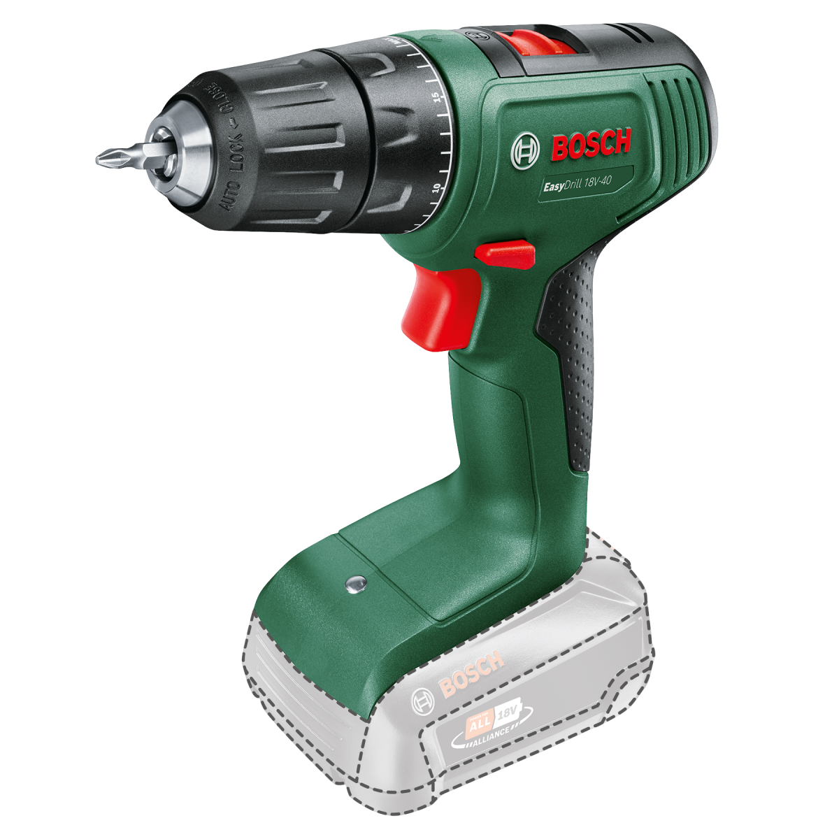 EasyDrill 18V-40 - Ohne Akkupack und Ladegerät