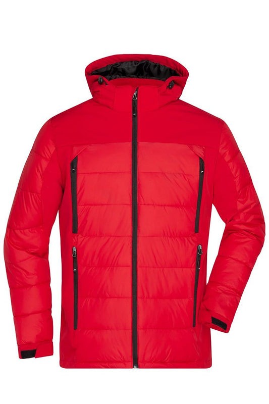 Outdoor Hybrid Jacke "JN1050" in Rot - Herren