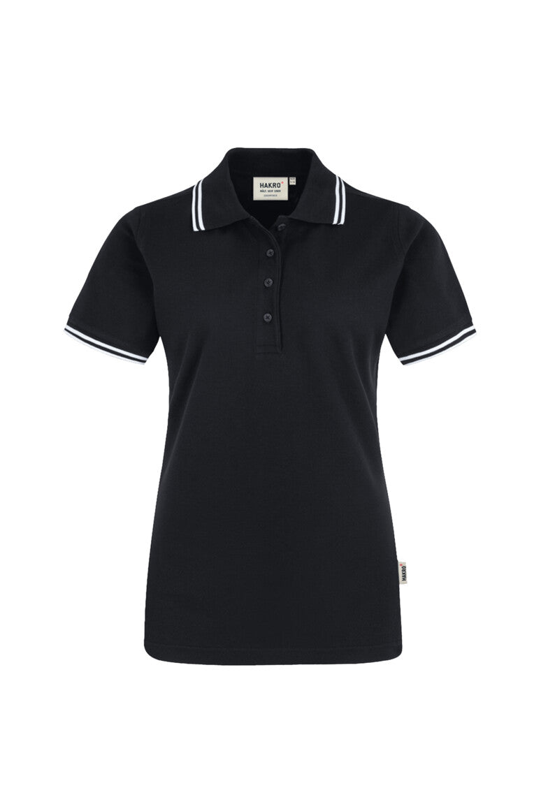 HAKRO DAMEN POLOSHIRT TWIN-STRIPE NO. 205